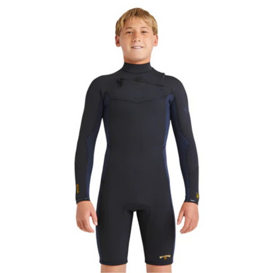 Billabong Absolute Natural Chest Zip Long Sleeve Boys Springsuit