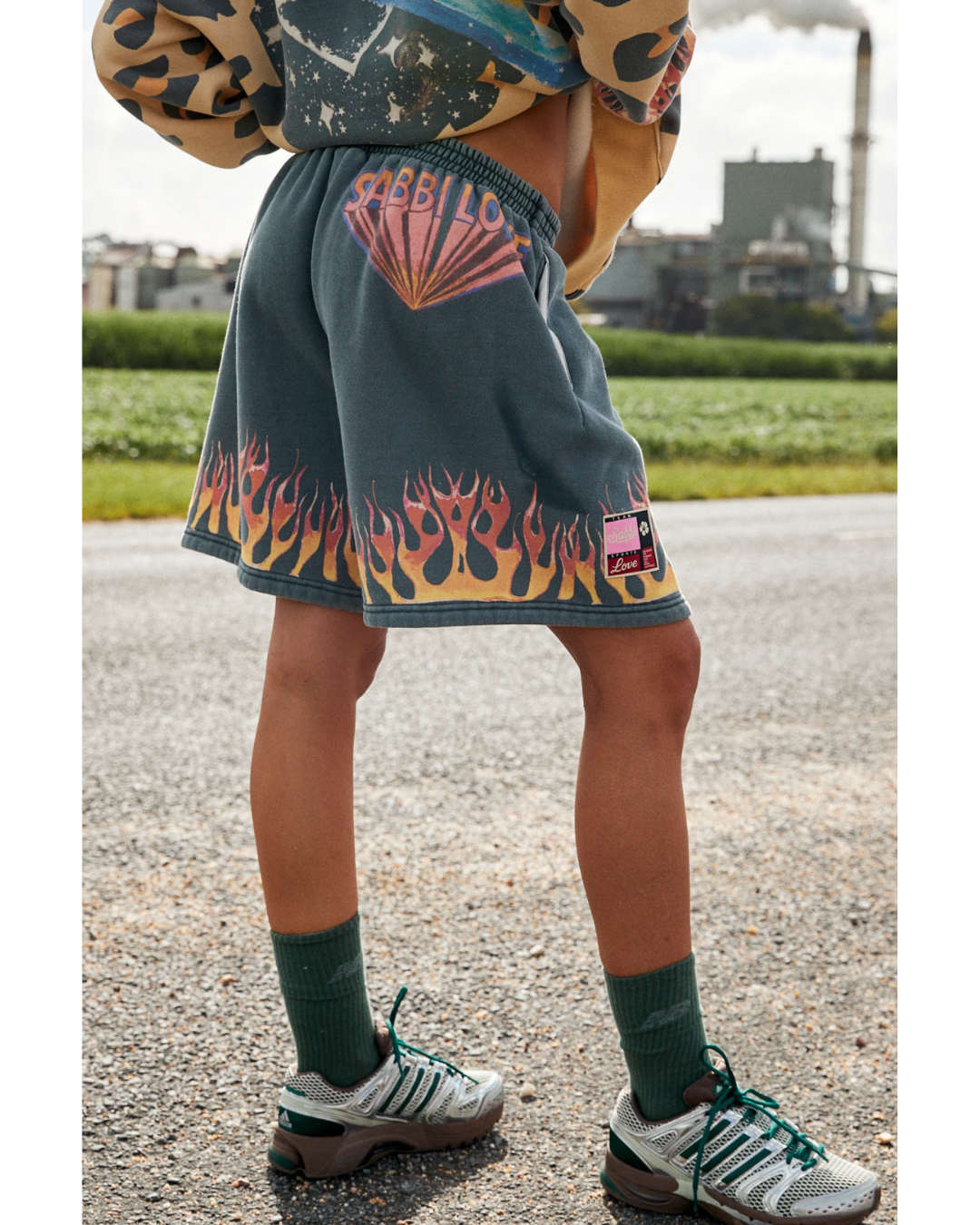 Sabbi Flaming Black Shorts - Pre-Order, Orders will be sent out Tuesday 9th June