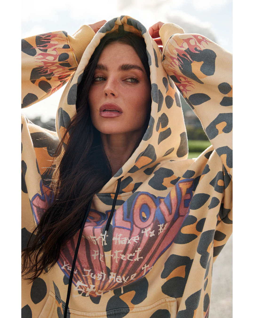 Sabbi The Flaming Leopard Hoodie - Pre-Order. Orders will be sent out Tuesday 9th June.