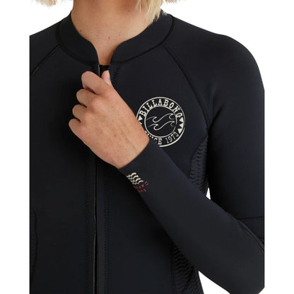 Billabong Womens Peeky Natural Chest Zip Wetsuit