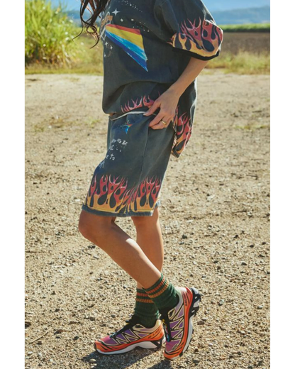 Sabbi Flaming Black Shorts - Pre-Order, Orders will be sent out Tuesday 9th June