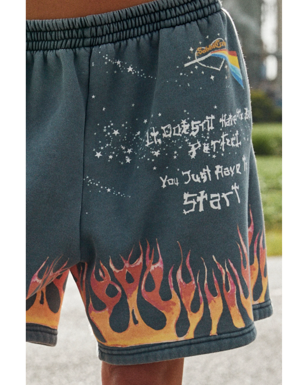 Sabbi Flaming Black Shorts - Pre-Order, Orders will be sent out Tuesday 9th June