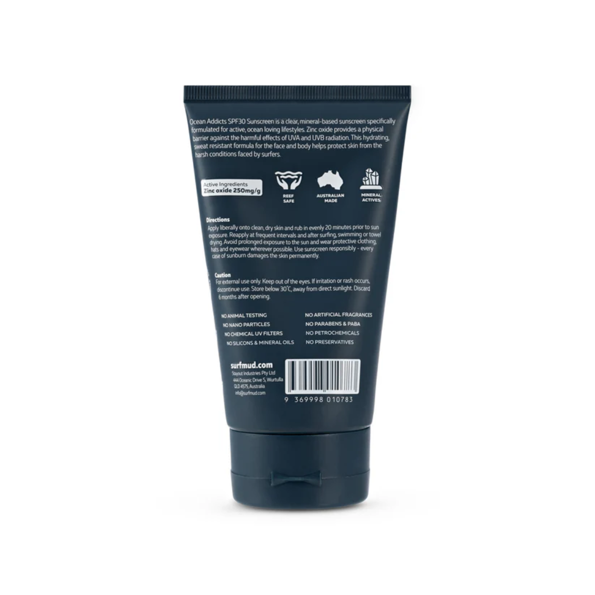 Surf Mud Ocean Addicts SPF30 Sunscreen 125g