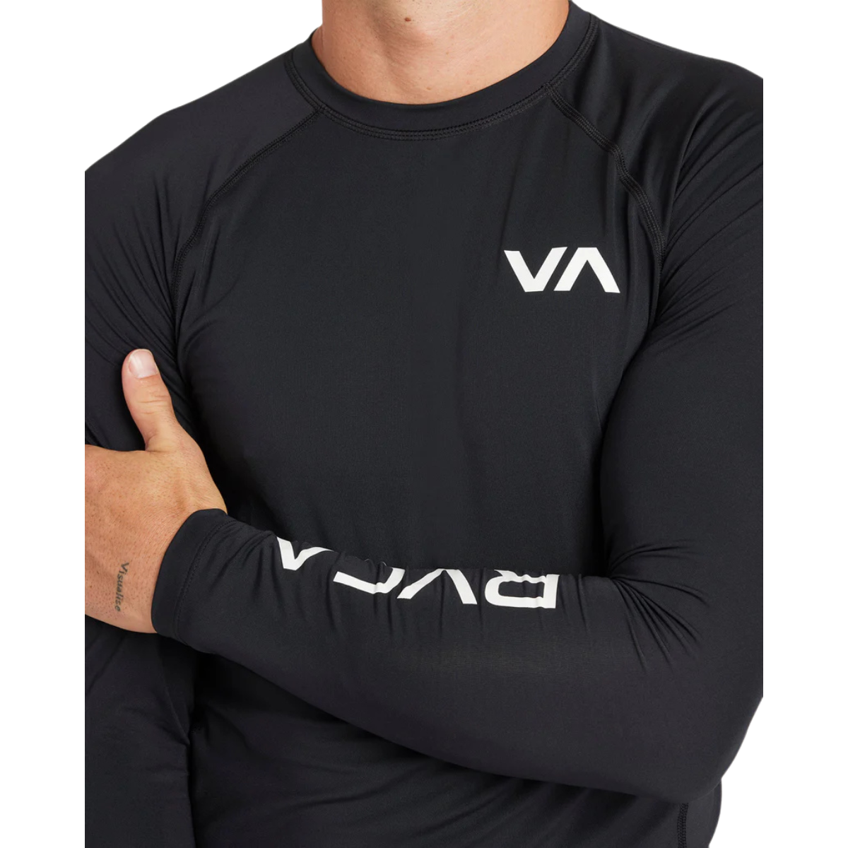 RVCA Long Sleeve Mens Rash Vest