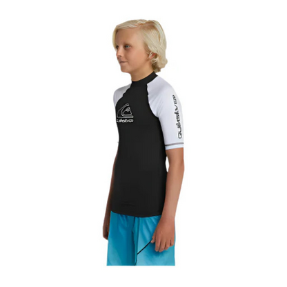 Quiksilver On Tour Short Sleeve Boys Rash Vest
