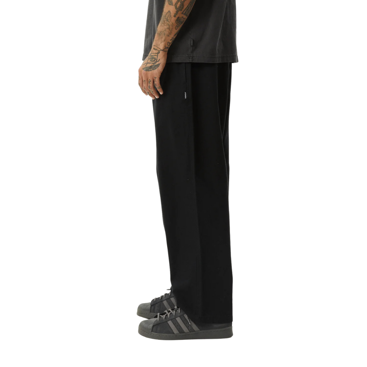Afends Ninety Eights Elastic Waist Mens Pant