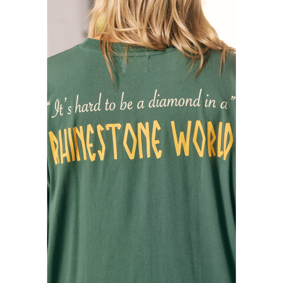 Sabbi The Very Oversized Rhinestone Tee - Green