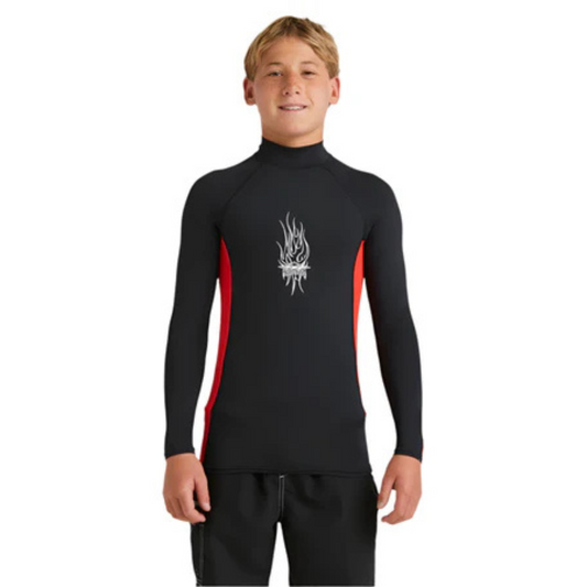 Billabong Jimmy Contrast Long Sleeve Boys Rash Vest
