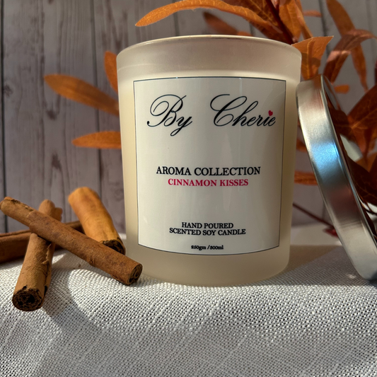 By Cherie Cinnamon Kisses Scented Soy Candle