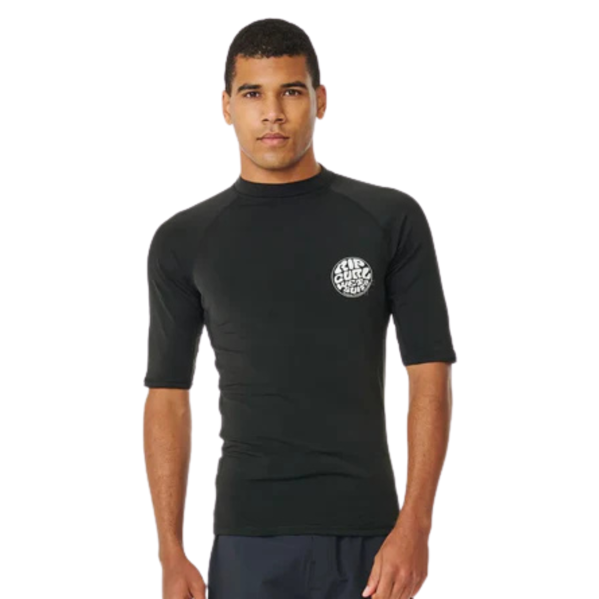 Rip Curl Icons UPF50+ Brushed Short Sleeve Mens Rash Shirt