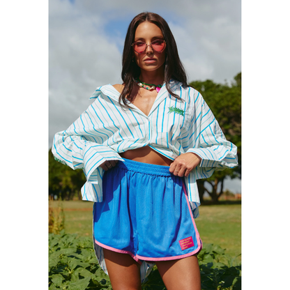 Sabbi The Mesh Boxer Short - Blue