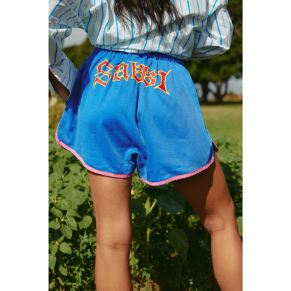 Sabbi The Mesh Boxer Short - Blue