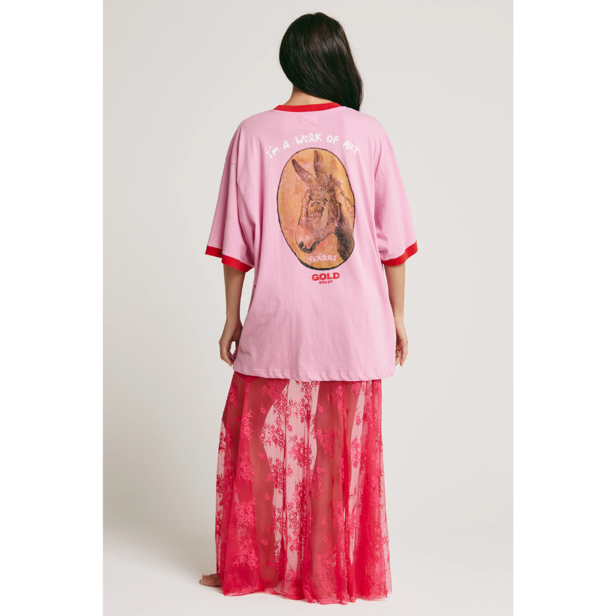 Sabbi The Very Oversized Hot Mess Express Tee - Pink