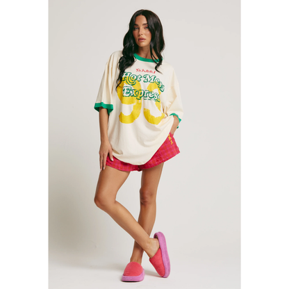 Sabbi The Very Oversized Hot Mess Express Tee - Marshmallow