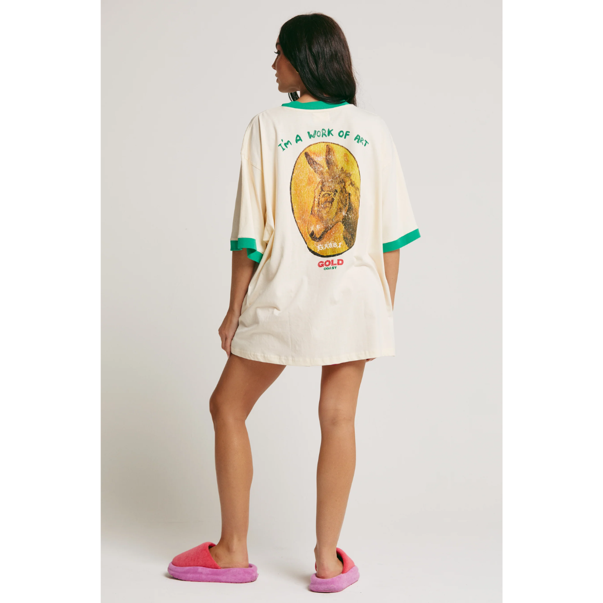 Sabbi The Very Oversized Hot Mess Express Tee - Marshmallow