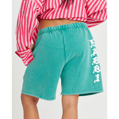 Sabbi The Happy Hibiscus Shorts - Green