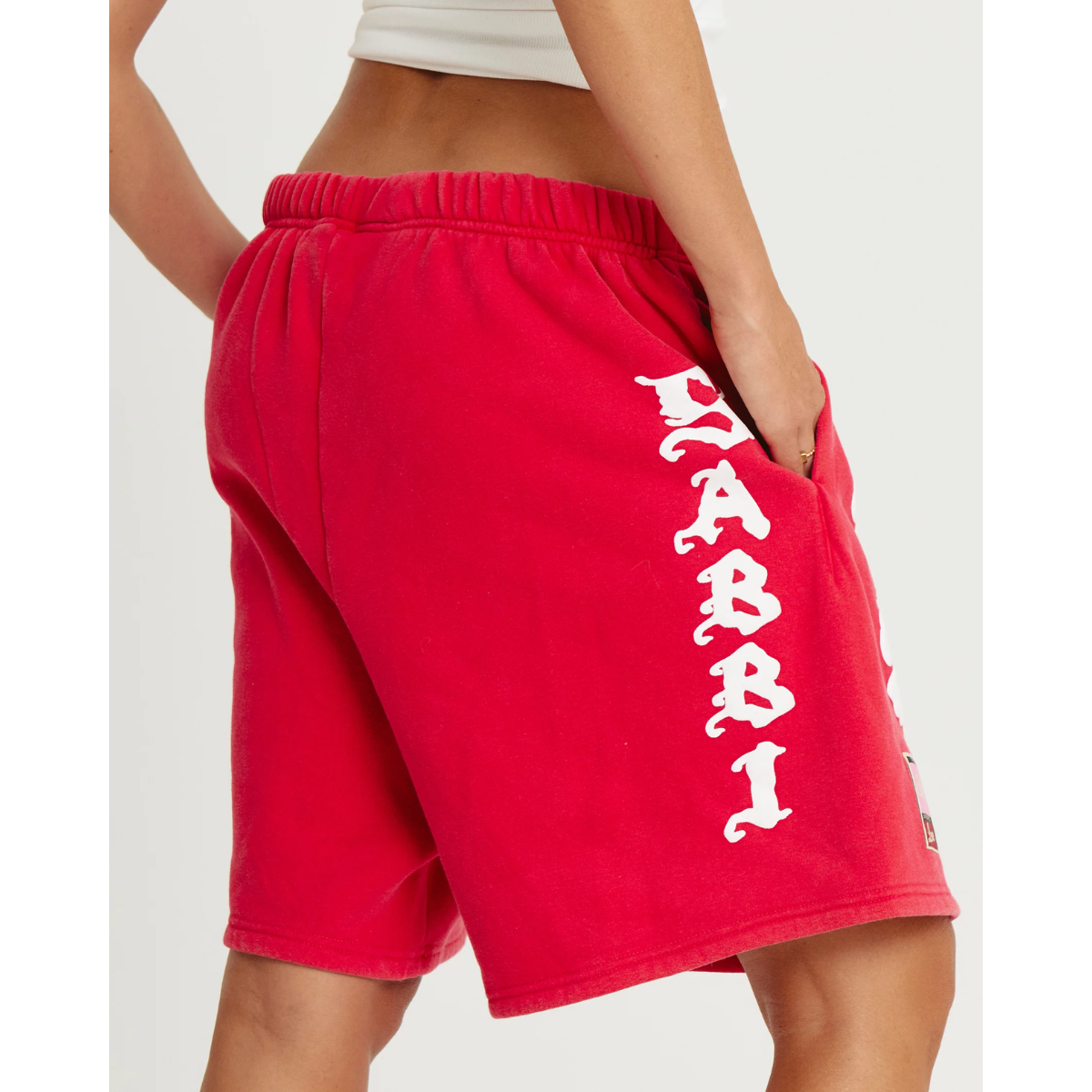 Sabbi The Happy Hibiscus Shorts - Red