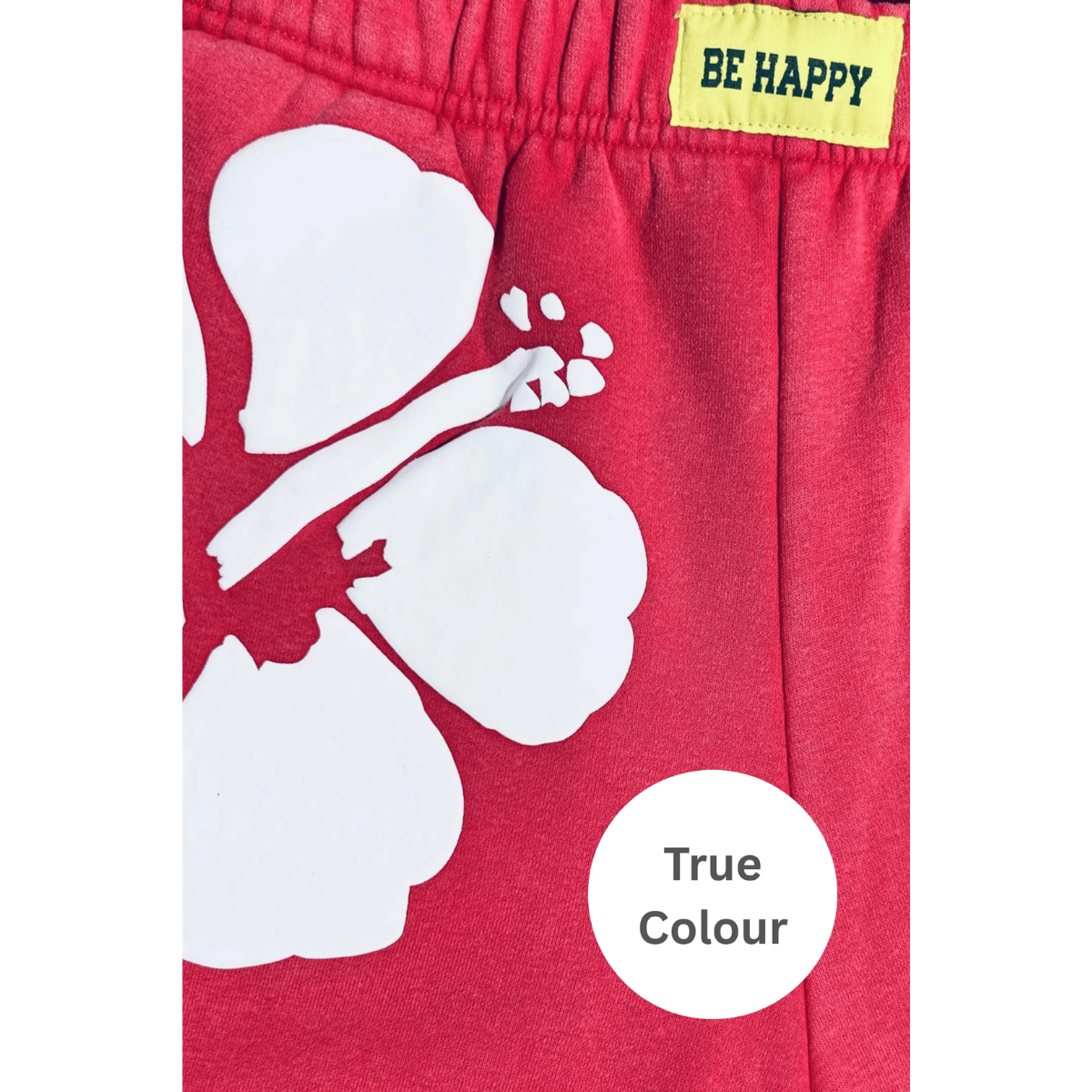 Sabbi The Happy Hibiscus Shorts - Red