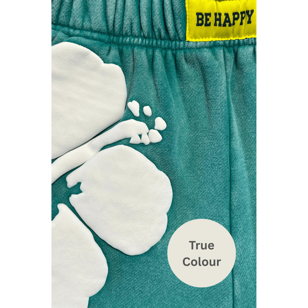 Sabbi The Happy Hibiscus Shorts - Green