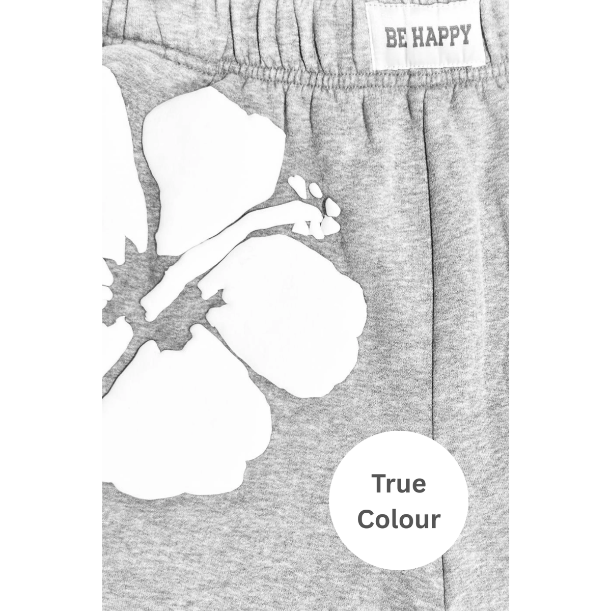 Sabbi The Happy Hibiscus Shorts - Grey