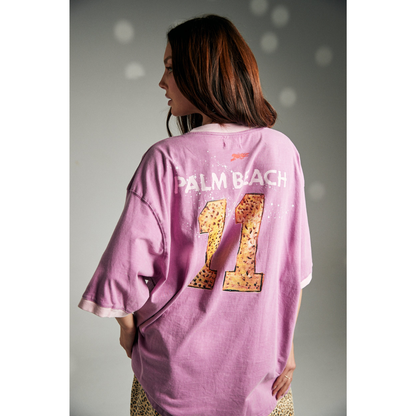 Sabbi The Very Oversized Run Club Tee - Pink