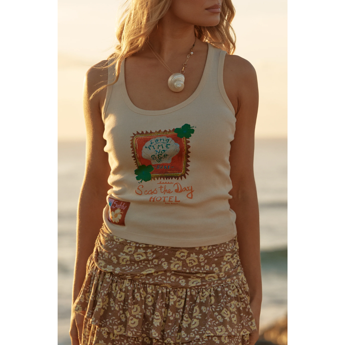 Sabbi The Long Time No Sea Tank - Cream