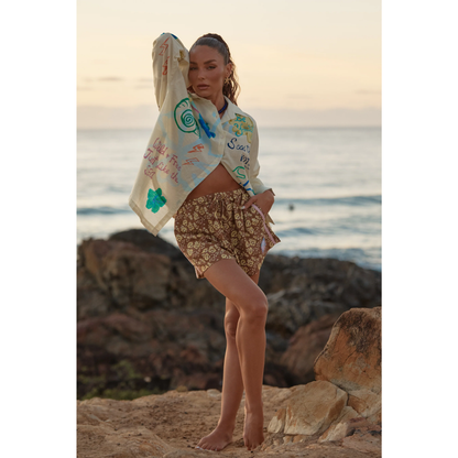 Sabbi The Don Julios Shirt - Seas The Day - Cream - LAUNCHING 14TH JAN, 8PM AEST