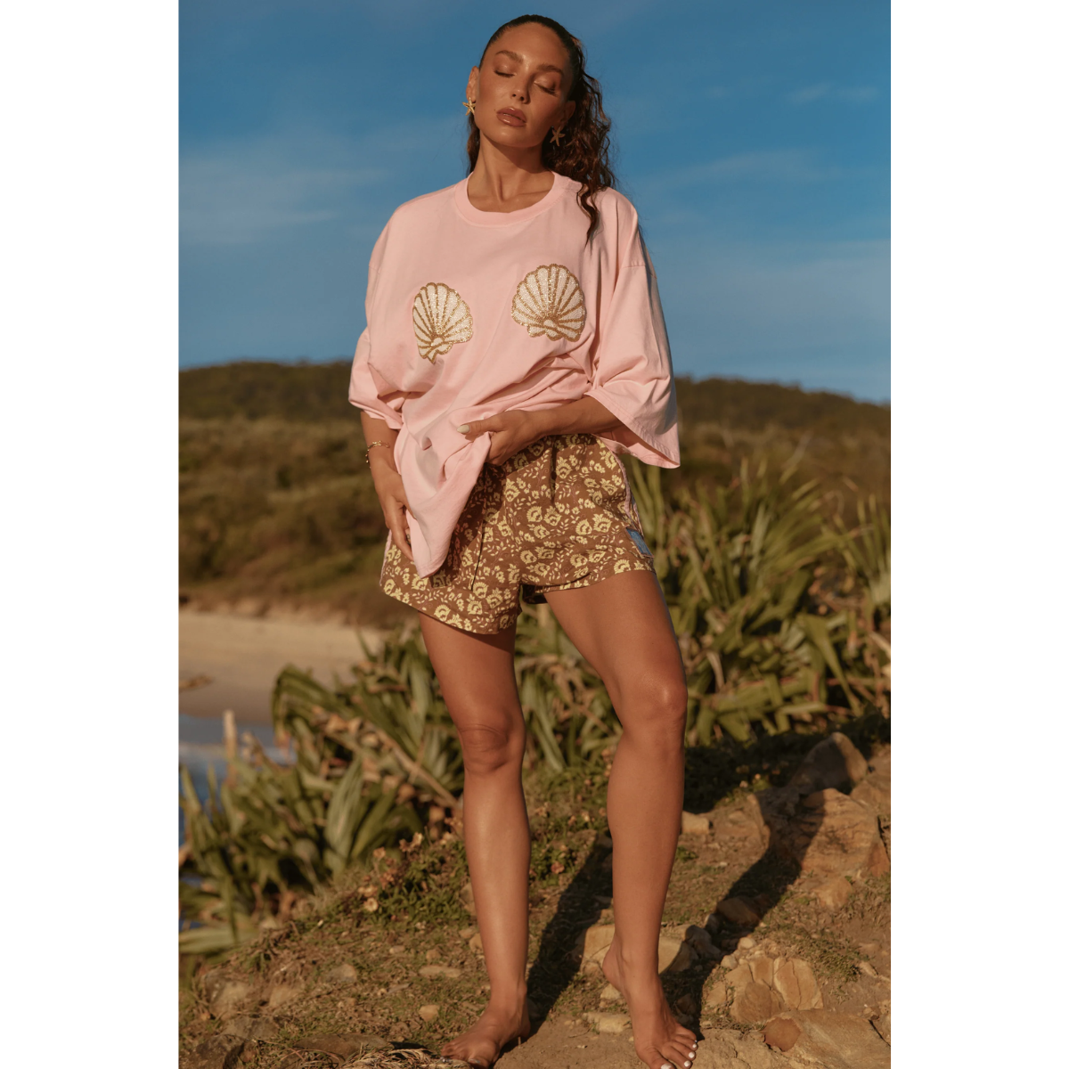 Sabbi The Altos Shorts - Seas The Day - Mocha - LAUNCHING 14TH JAN, 8PM AEST