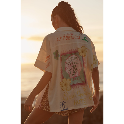 Sabbi The Patron Shirt - Seas The Day - Cream - LAUNCHING 14TH JAN, 8PM AEST