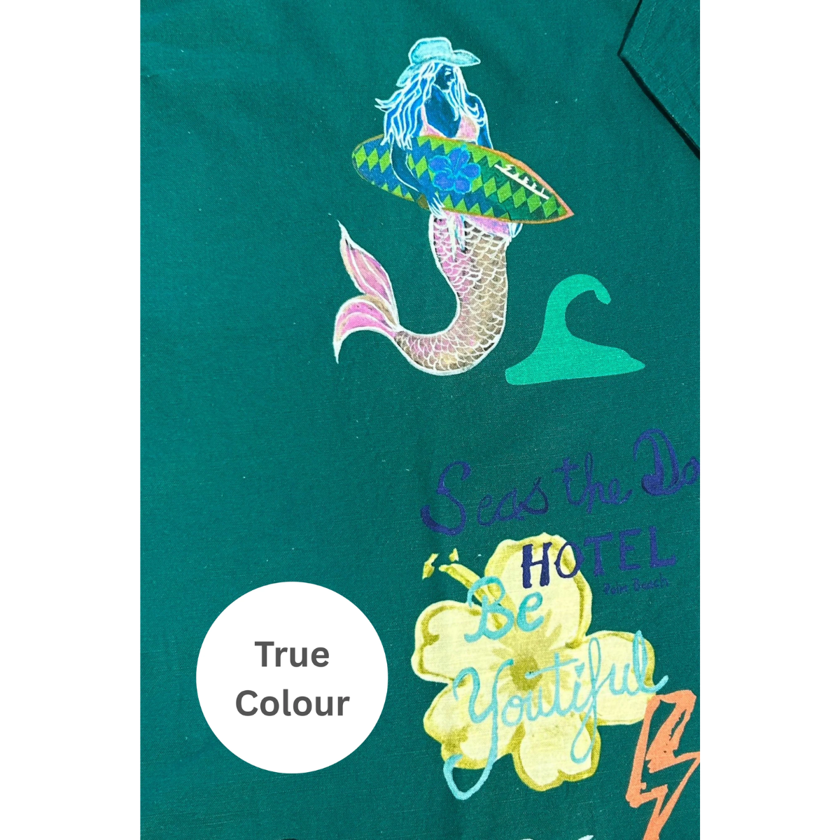 Sabbi The Patron Shirt - Seas The Day - Green - LAUNCHING 14TH JAN, 8PM AEST