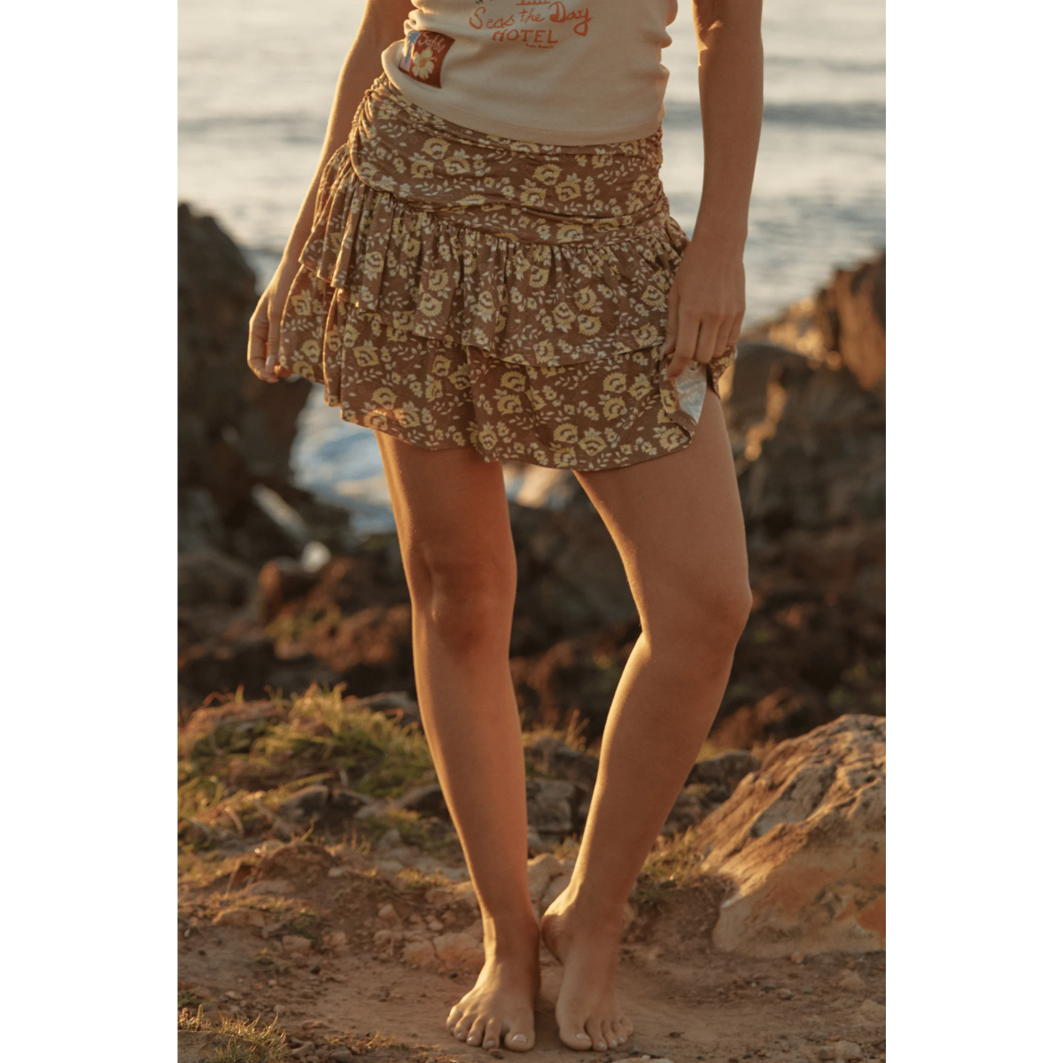 Sabbi The Seas The Day Ra-Ra Skirt - Mocha - LAUNCHING 14TH JAN, 8PM AEST