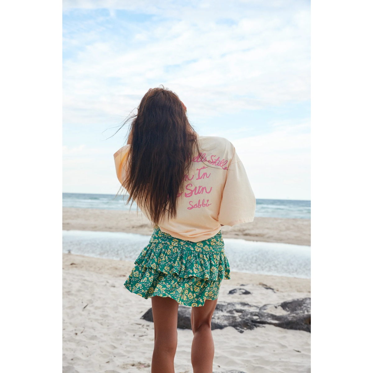 Sabbi The Seas The Day Ra-Ra Skirt - Green