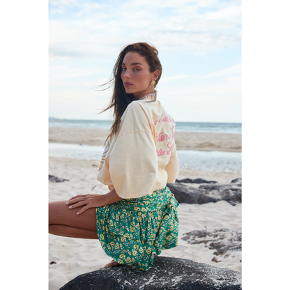 Sabbi The Seas The Day Ra-Ra Skirt - Green