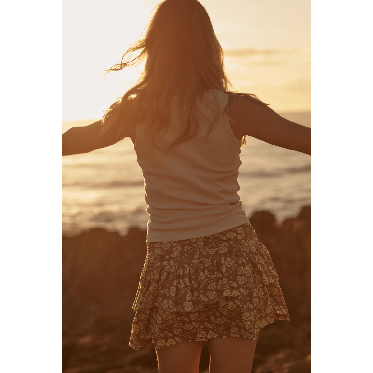 Sabbi The Seas The Day Ra-Ra Skirt - Mocha - LAUNCHING 14TH JAN, 8PM AEST