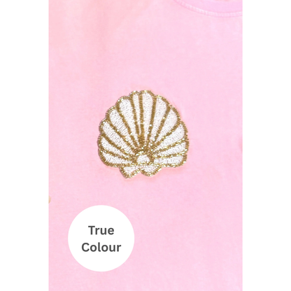 Sabbi The Very Oversized Shell Titty Tee - Light Pink