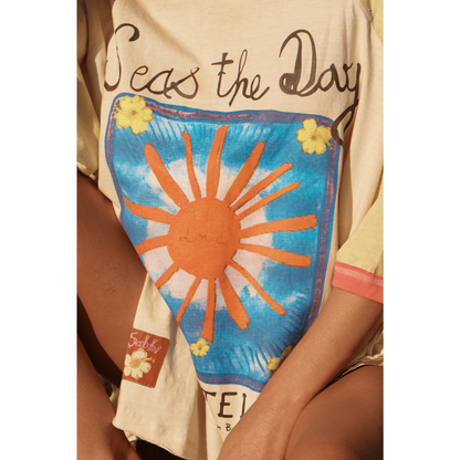 Sabbi Seas The Day Raglan Tee - Mustard