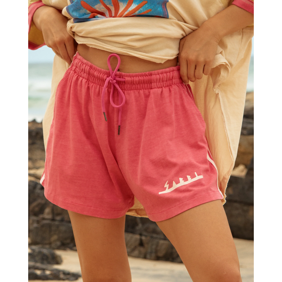 Sabbi The Chido Shorts - Seas The Day - Peach