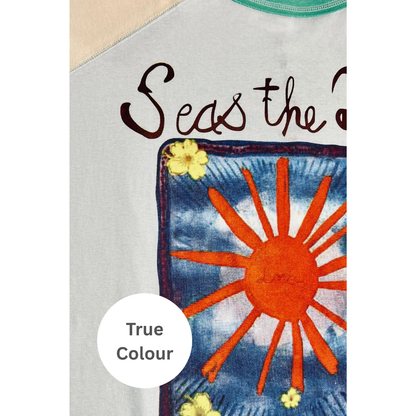 Sabbi Seas The Day Raglan Tee - Sky