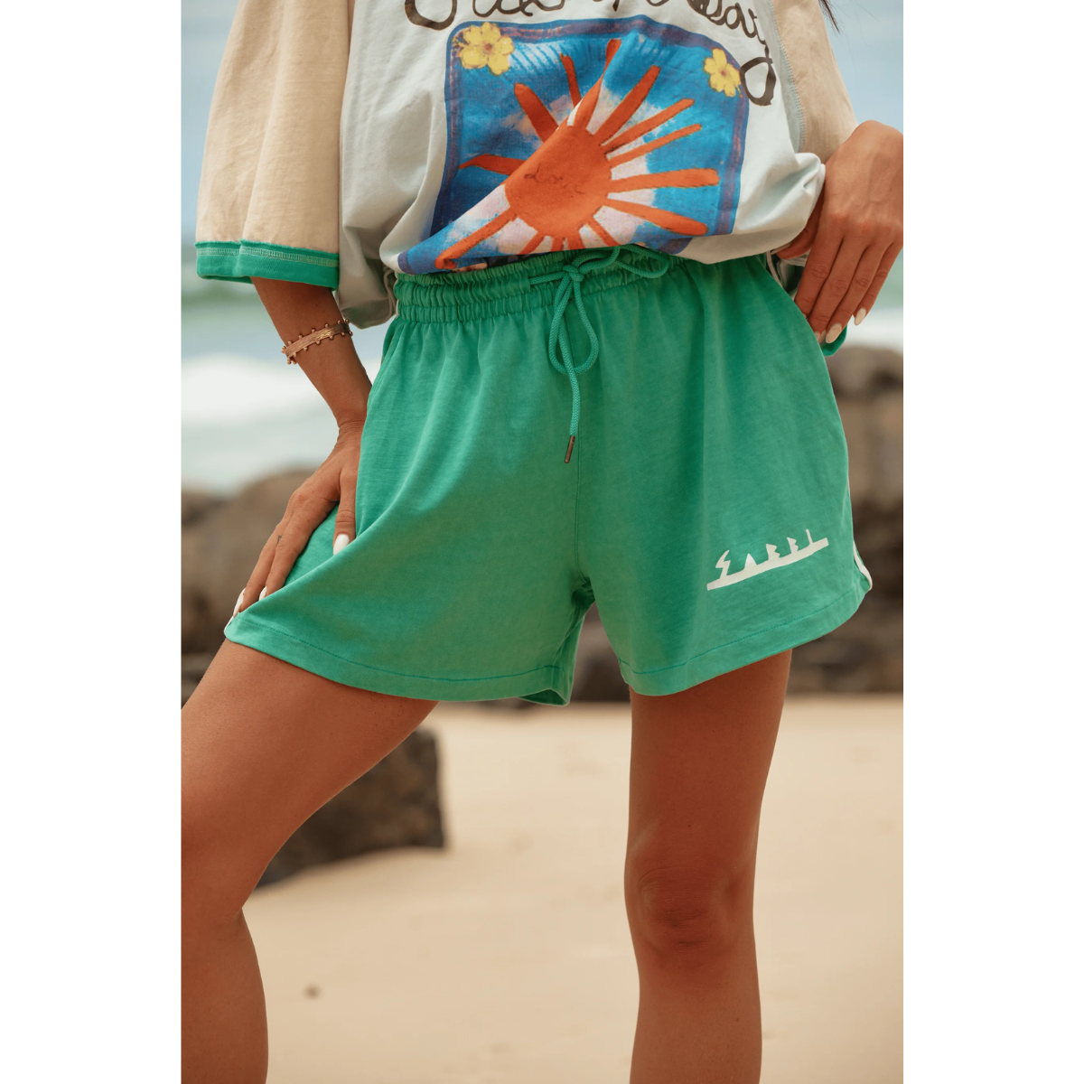 Sabbi The Chido Shorts - Seas The Day - Green