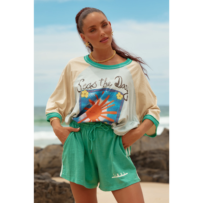 Sabbi The Chido Shorts - Seas The Day - Green