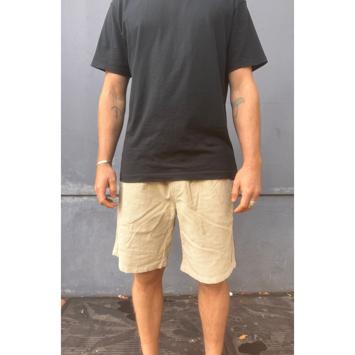 Overboard Surf Core Lord Cord Walkshort - Bone