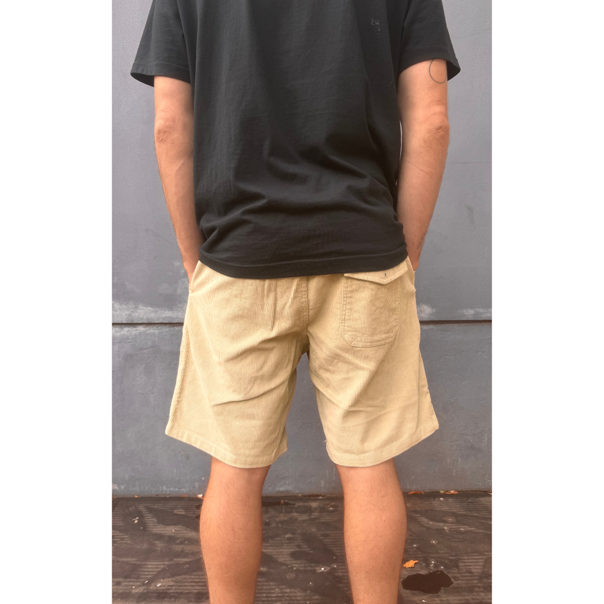 Overboard Surf Core Lord Cord Walkshort - Bone