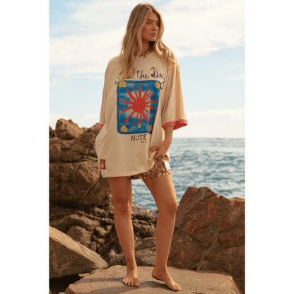 Sabbi The Seas The Day Hotel Tee - Sand