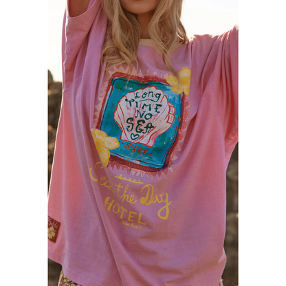 Sabbi The Seas The Day Hotel Tee - Musk Pink