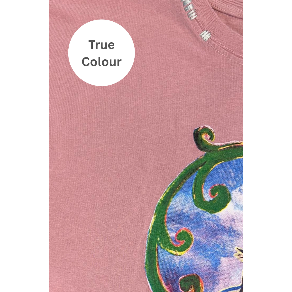 Sabbi The Very Oversized Resting Beach Face Tee - Mauve