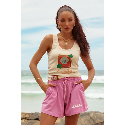 Sabbi The Chido Shorts - Seas The Day - Pink