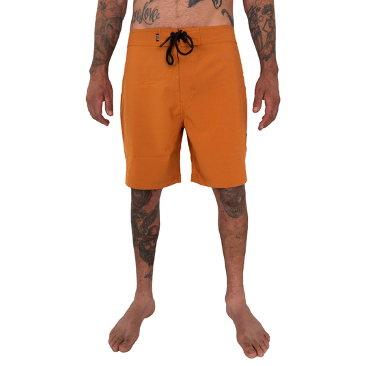 Stacey Mens Foundation Boardshort - Adobe Orange