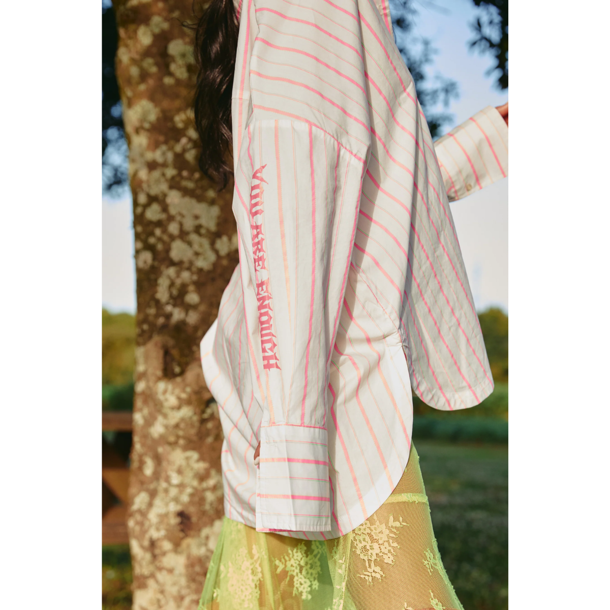 Sabbi The Don Julio Shirt You Are Enough - Pink Stripe