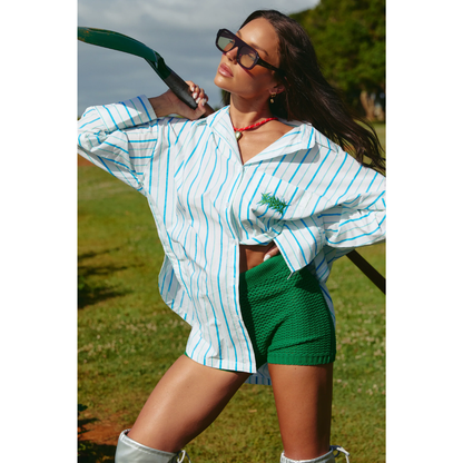 Sabbi The Don Julio Shirt You Are Enough - Green Stripe