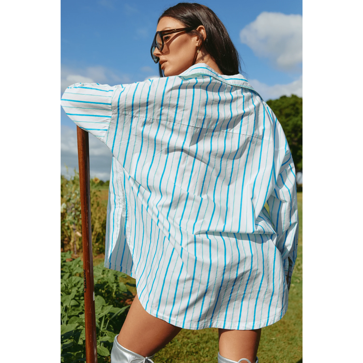 Sabbi The Don Julio Shirt You Are Enough - Green Stripe